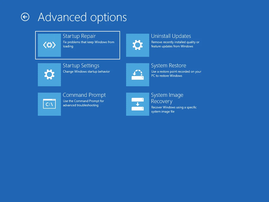How to enter in Windows 10 Safe Mode (or Windows 11) 2 advanced options in winre