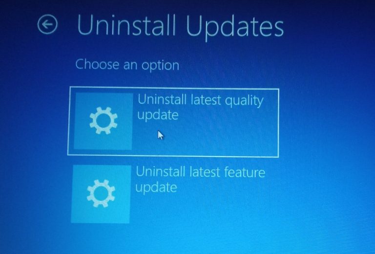 How to Rollback Windows 10 version 20H2 update after 10 days