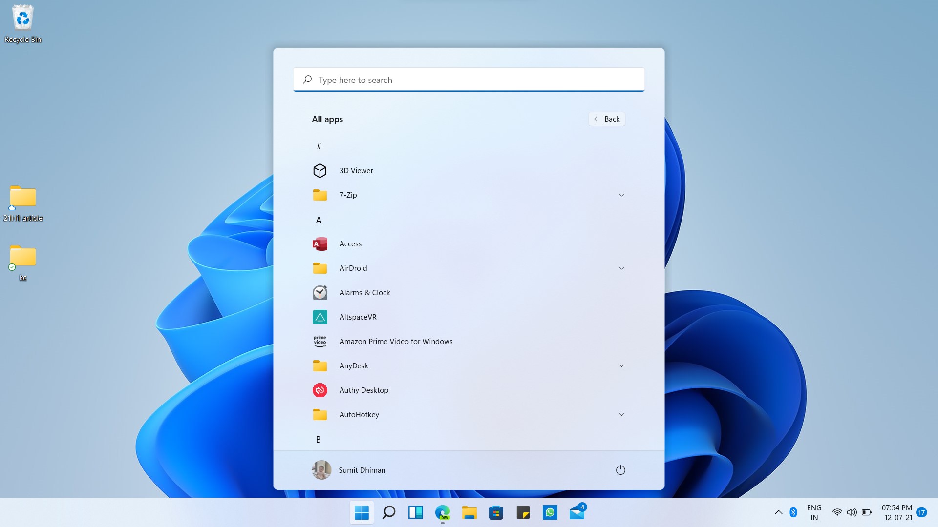 Windows-11-desktop