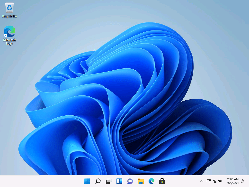 Windows 11 Clean Install Desktop
