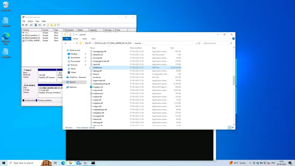How to add a Windows Recovery environment Partition 4 Install.wim file to add WinRE in Windows