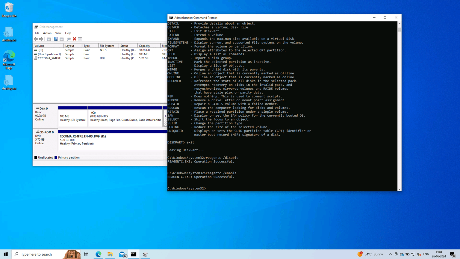 How to add a Windows Recovery environment Partition