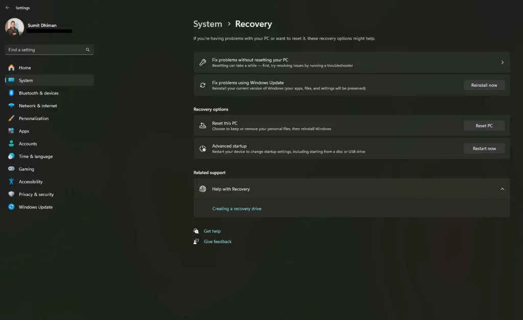 Uninstall Windows 11 24H2
