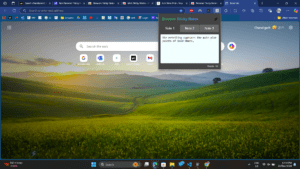 Browser Sticky Notes!