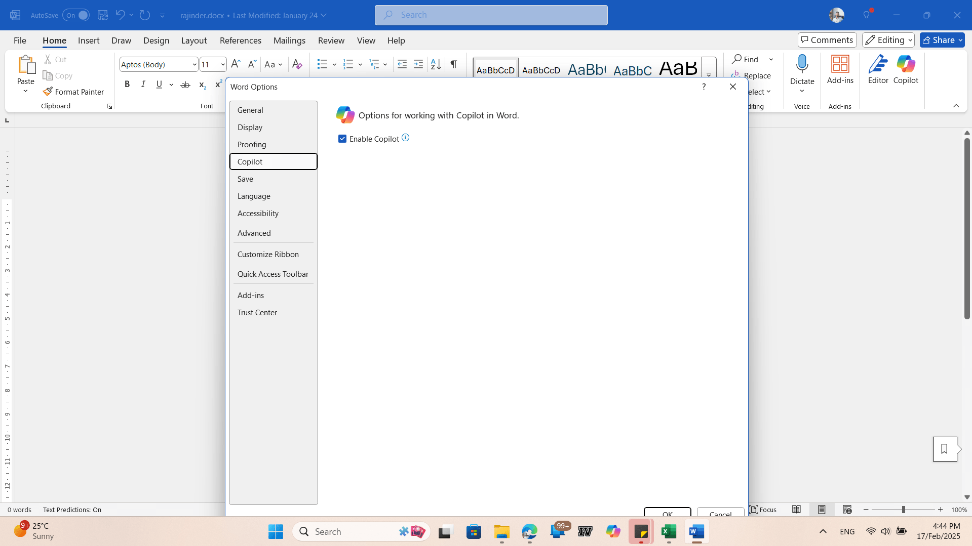 Remove Microsoft Copilot Word