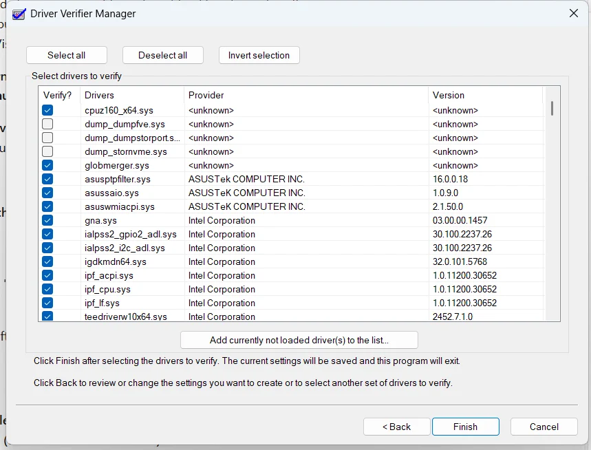 Driver Verifier: What It Is, Why It’s Useful, and How to Use It 3 Screenshot 2025 09 08 150839