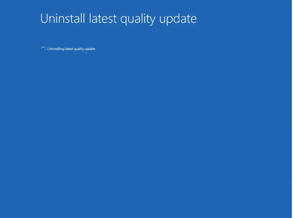 How to uninstall Windows update when it won’t uninstall from Settings 4 Uninstall a Windows update progress