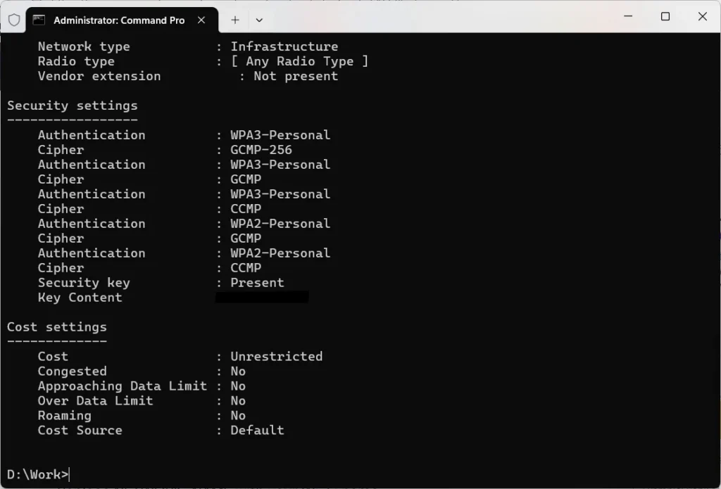 How to check WiFi Password in Windows 11 / 10 easily 3 image 2