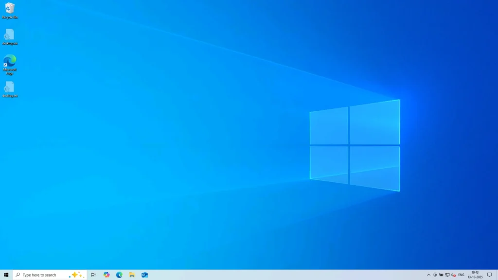 Windows 10 support ended - what are your options? 1 Desktop of Windows 10 support ended