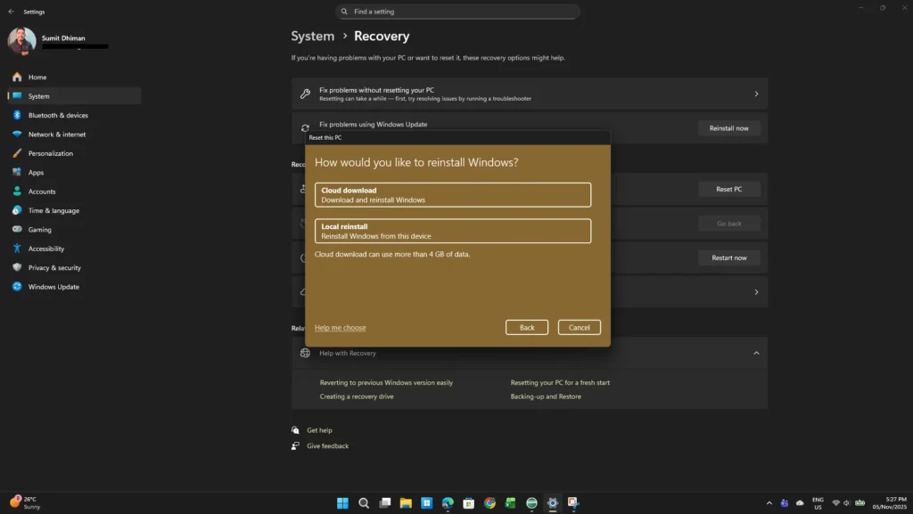 How to Factory Reset Windows 11 computer 2 image 2