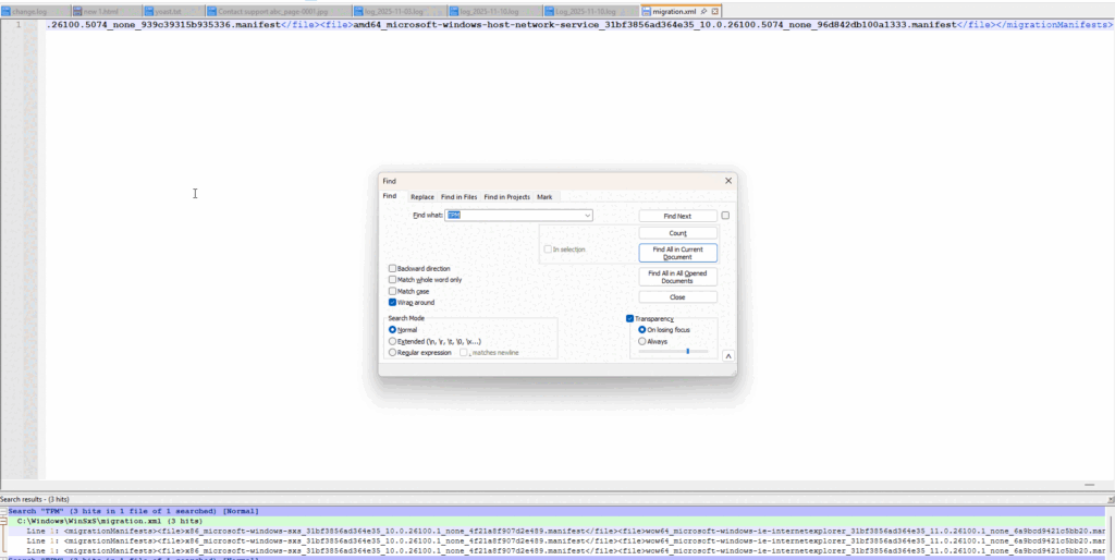 Steps to clear Windows 11 25H2 update error