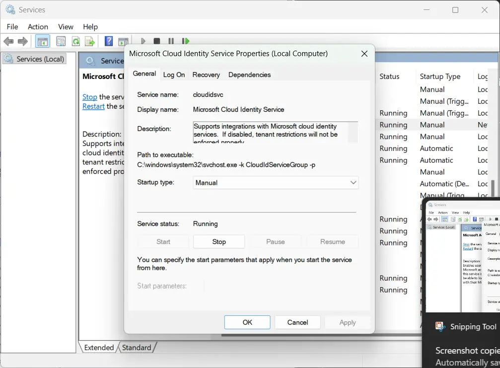 Fix Office error 0x800704cf by restarting the necessary service