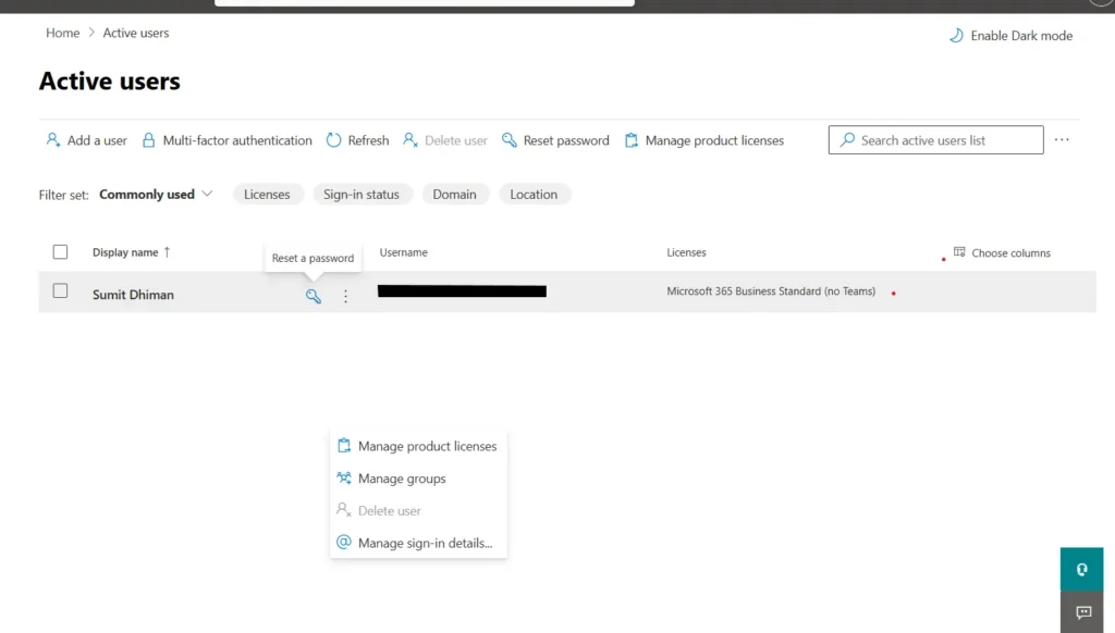Microsoft 365 Admin center